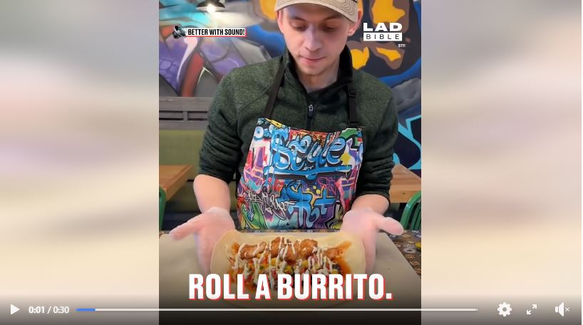 How to roll a burrito